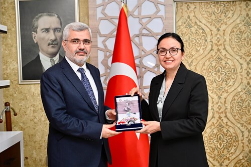 Vali Dr. Hülya Kaya'dan, İl Millî Eğitim Müdürü Aytekin Yılmaz'a Ziyaret