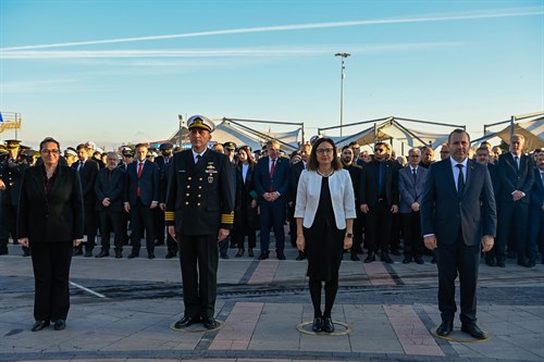 10 Kasım Gazi Mustafa Kemal Atatürk'ün Vefatı'nın 85. Yıldönümü Anısına Çelenk Bırakma Töreni Gerçekleştirildi